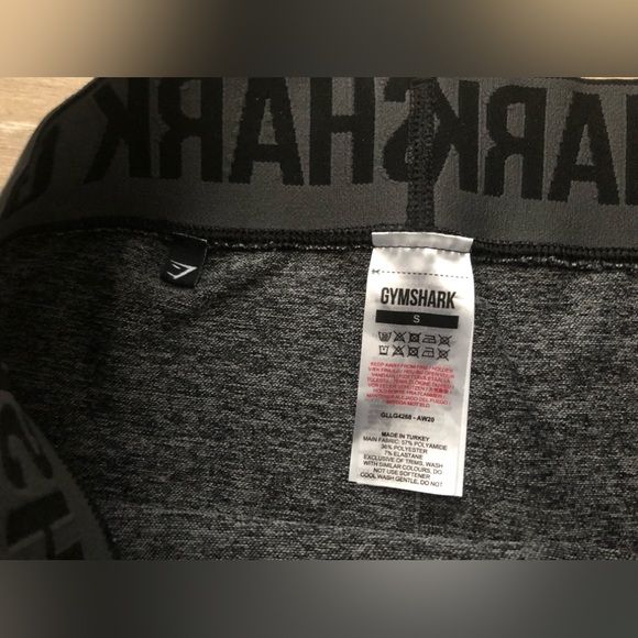 Gymshark - Flex Low Rise Leggings in Charcoal Marl Heather Gray - New - Picture 7 of 7